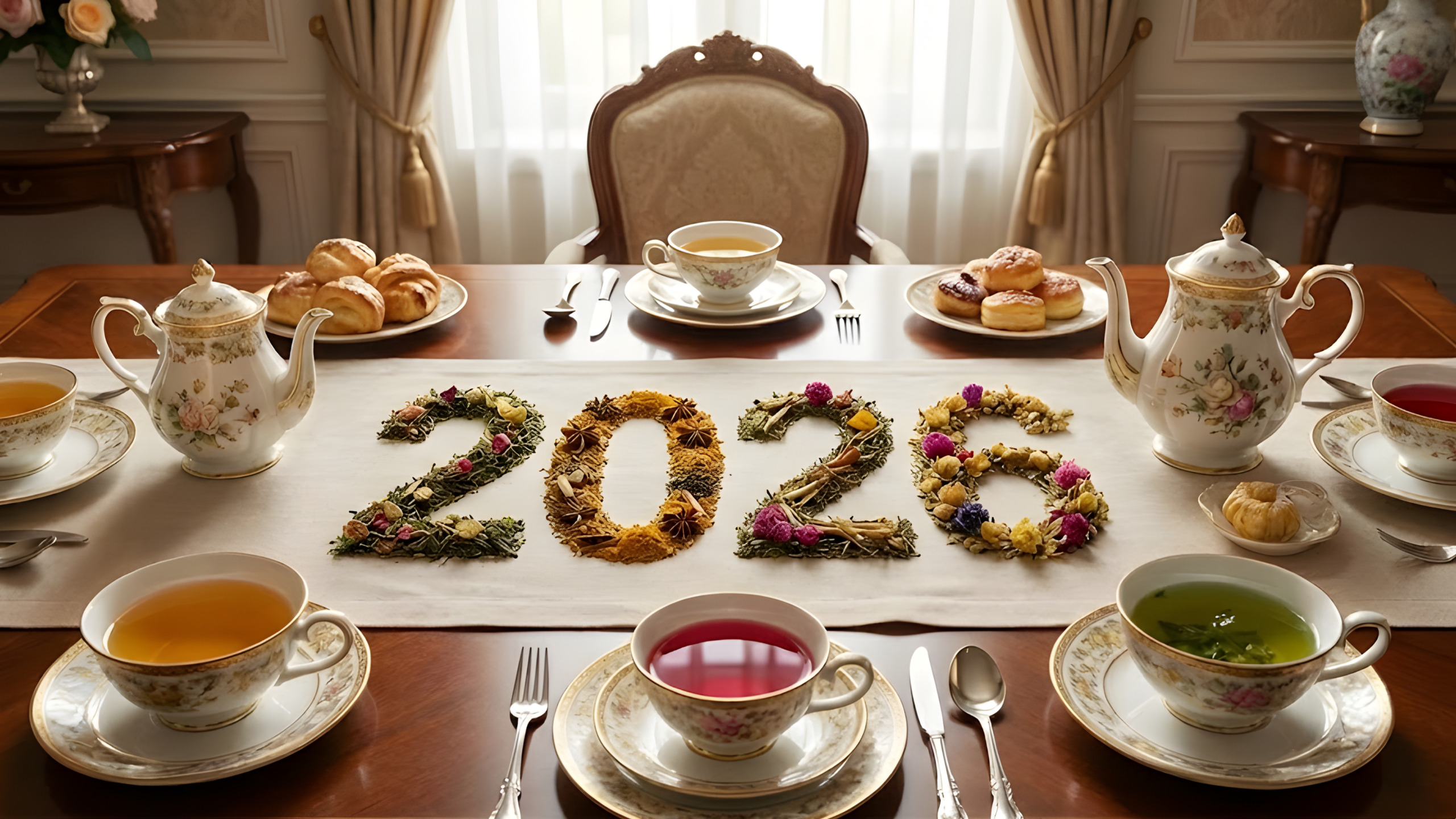 5 chás para ter em casa na virada de 2026